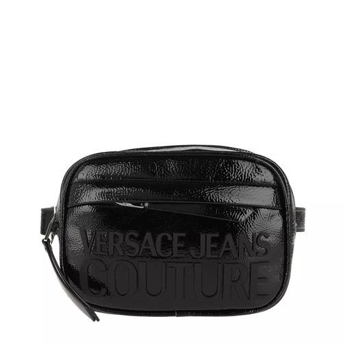 Versace Jeans Couture Belt Bag Squared Black Crossbody Bag