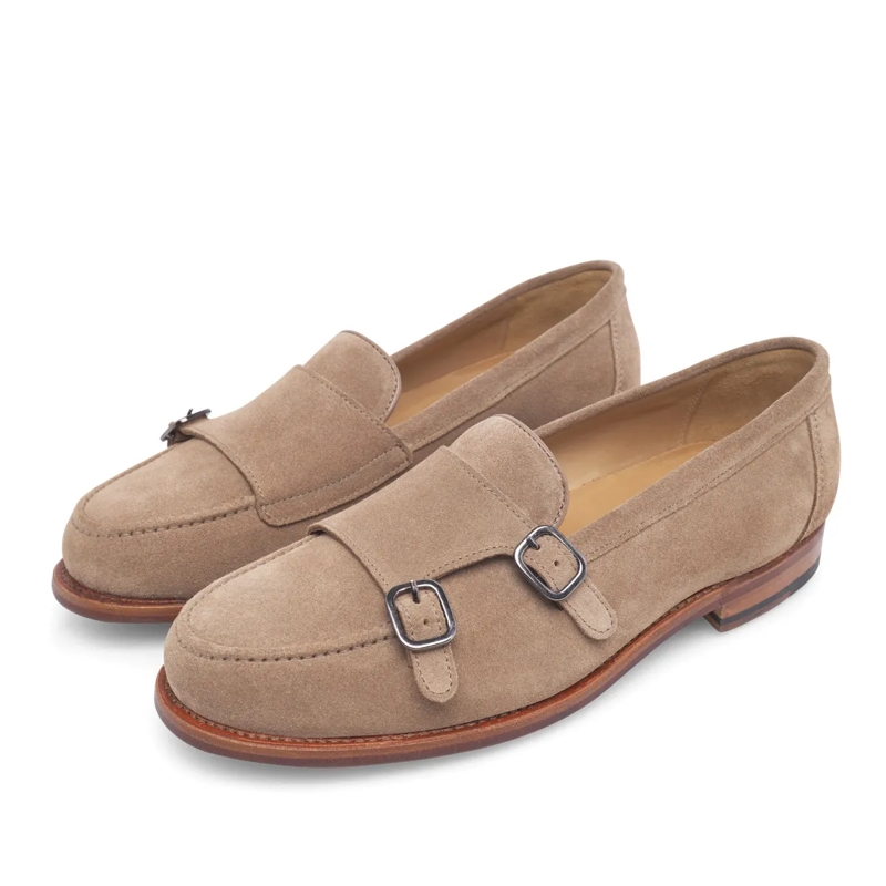 Heinrich Dinkelacker Loafer Loafer Wien Double Monk V beige(Image 2)