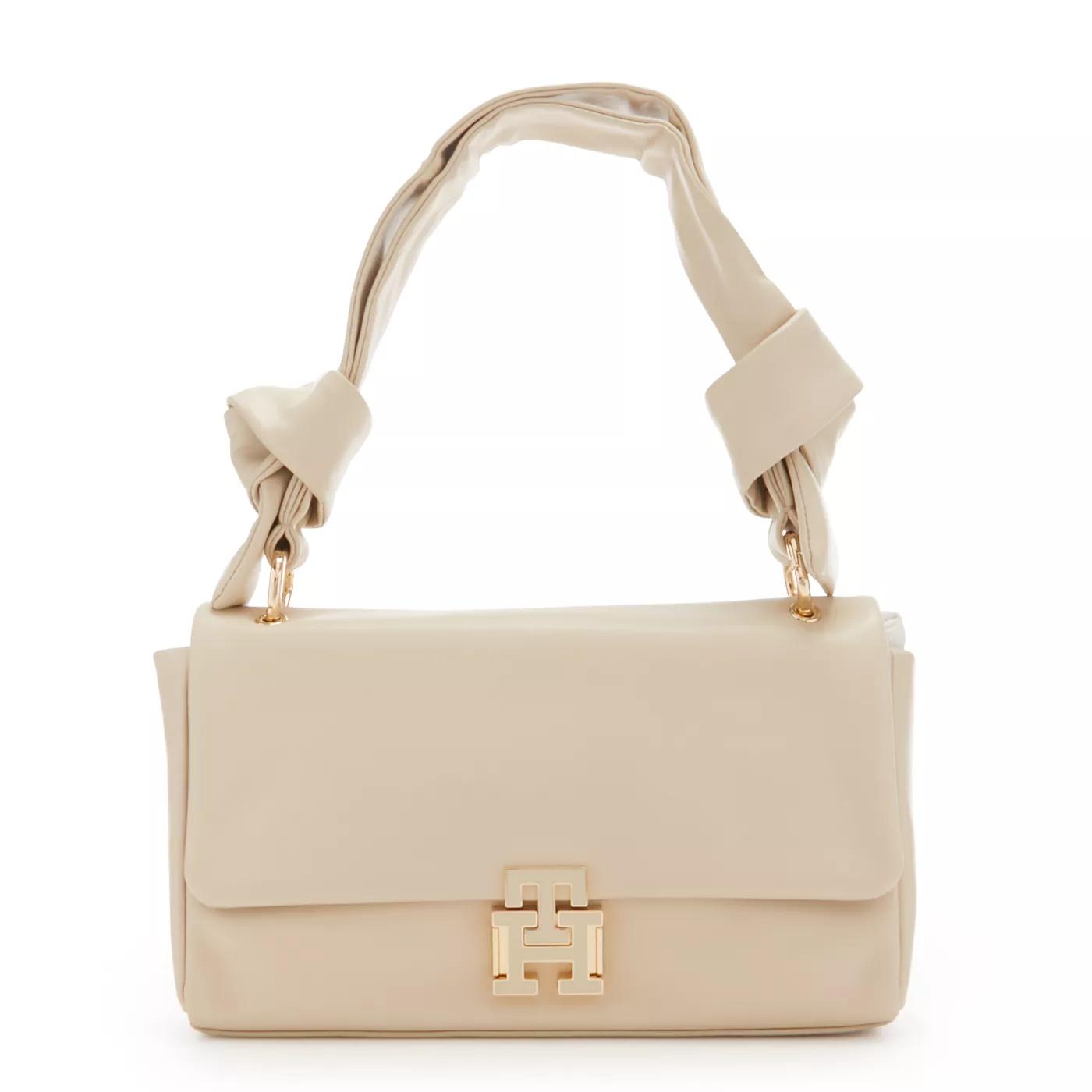 Tommy Hilfiger Crossbody Bags - Tommy Hilfiger Pushlock damen Handtasche Beige AW0 - Gr. unisize - in Beige - für Damen