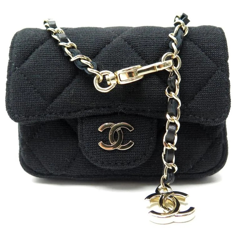 Chanel Schultertasche NEUE CHANEL TIMELESS GÃœRTEL-HANDTASCHE IN SCHWARZ schwarz