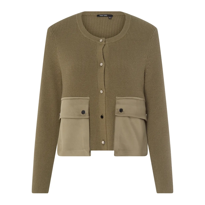 Marc Aurel  Strickjacke khaki