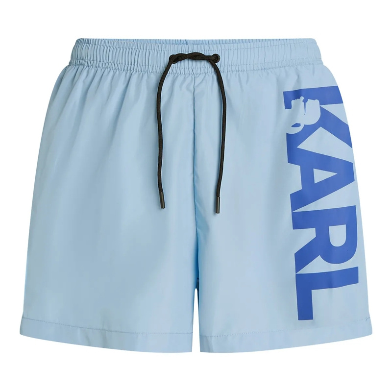 Karl Lagerfeld  KURZE BOARD-SHORTS MIT KARL-LOGO blau