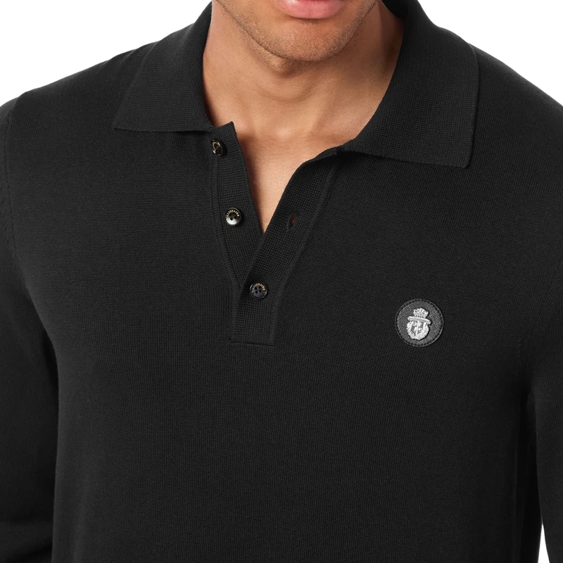 BILLIONAIRE Top Poloshirt Ls schwarz(Image 4)