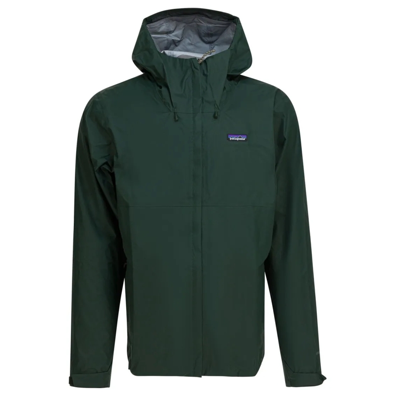PATAGONIA  Waterproof 3-Layer Rain Jacket With Adjustable Fea Black