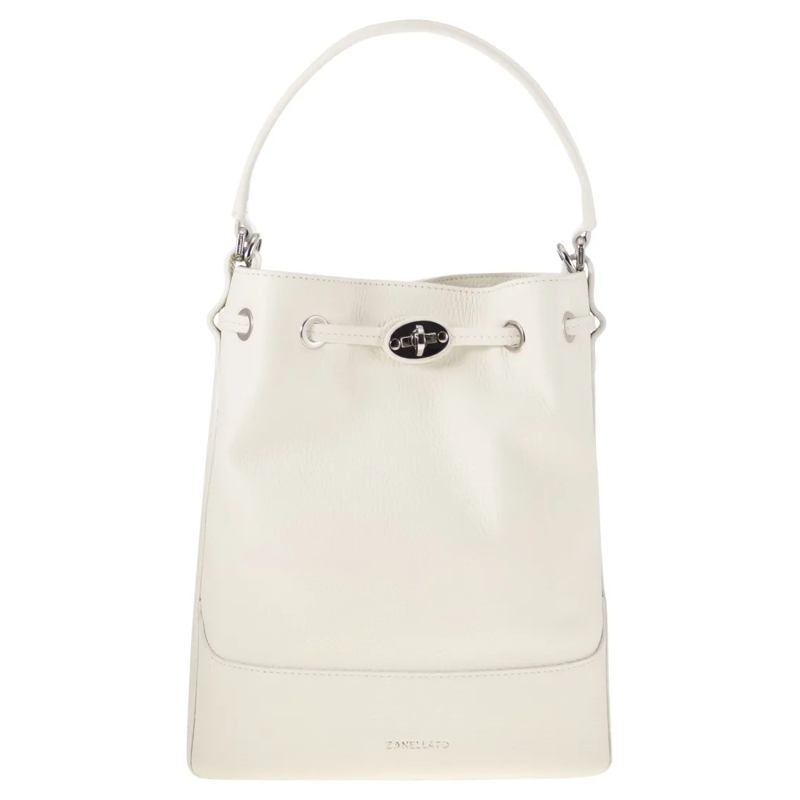 Zanellato Buideltas Monda' - Leather Bucket Bag Neutrals