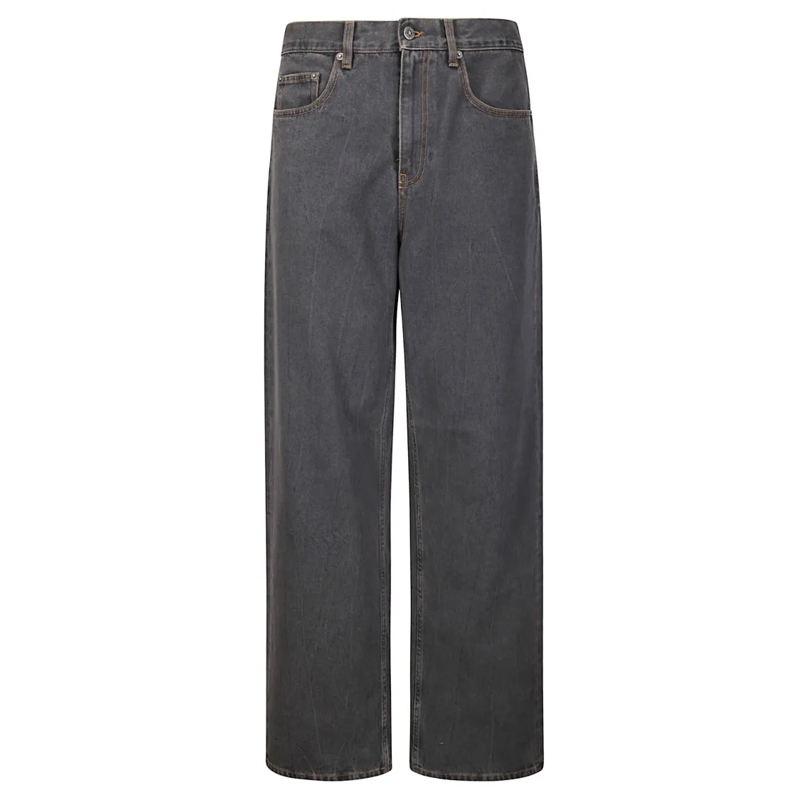 Golden Goose Jeans Morgan Jeans With Five-Pocket Design And Relaxed F Grey