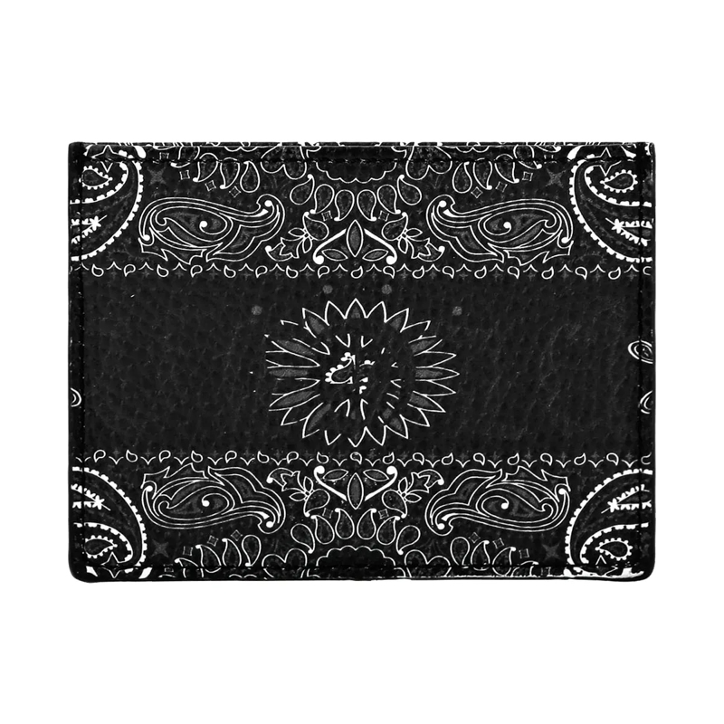 Philipp Plein Geldbörse Kartenetui Paisley schwarz