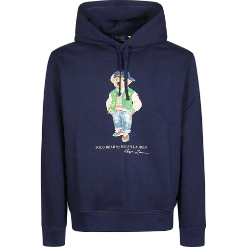 Ralph Lauren  Bear Print Sweatshirt Blue blau