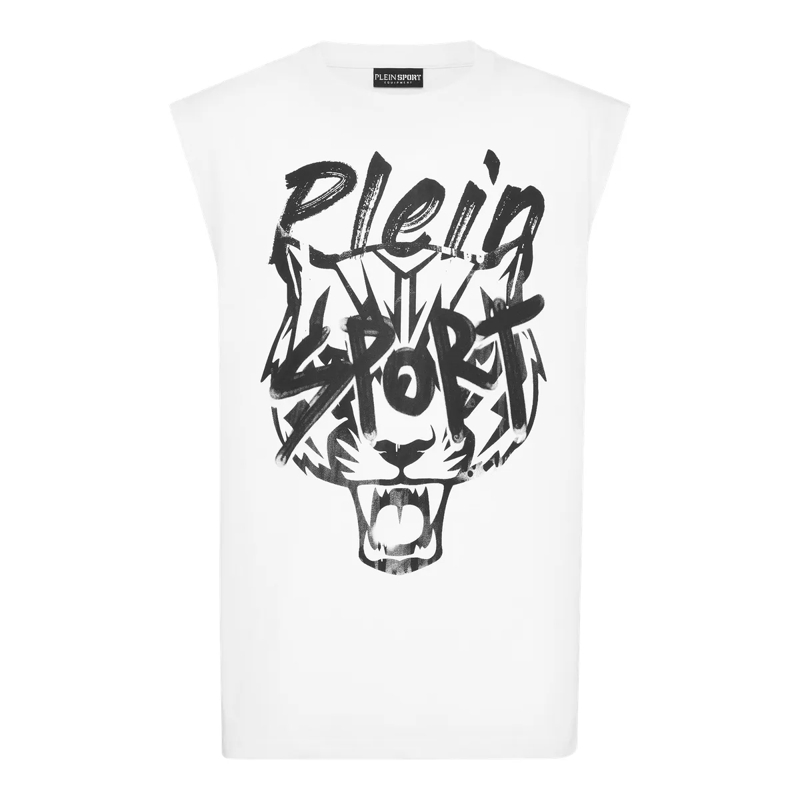 Plein Sport Top Tank-Top weiss