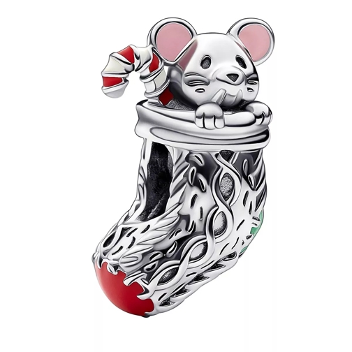 Pandora Festliche Maus & Strumpf Charm Multicolor Anhänger