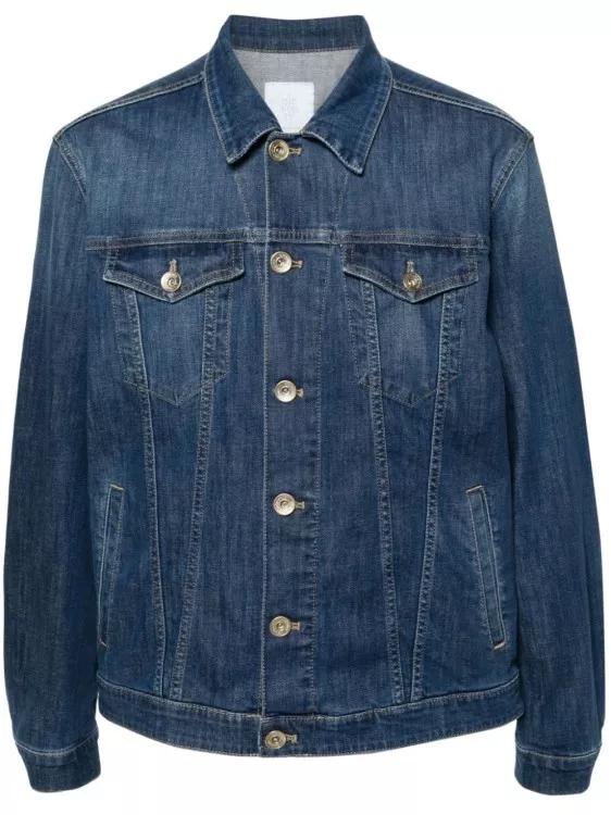 Eleventy - Panelled Denim Jacket - Größe XL - blue