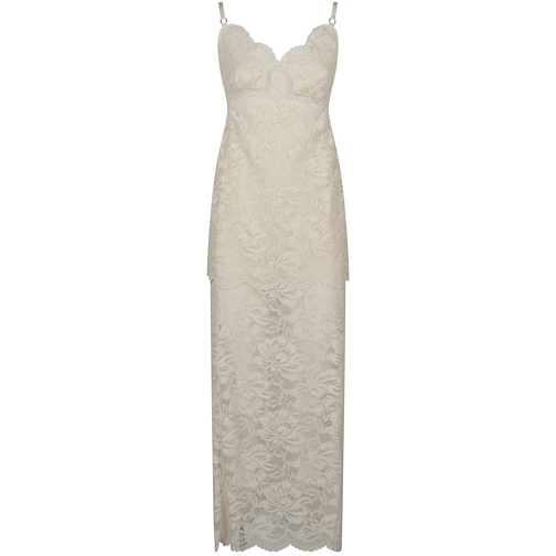 Paco Rabanne Midi-Kleider Sleeveless Long Dress White weiß