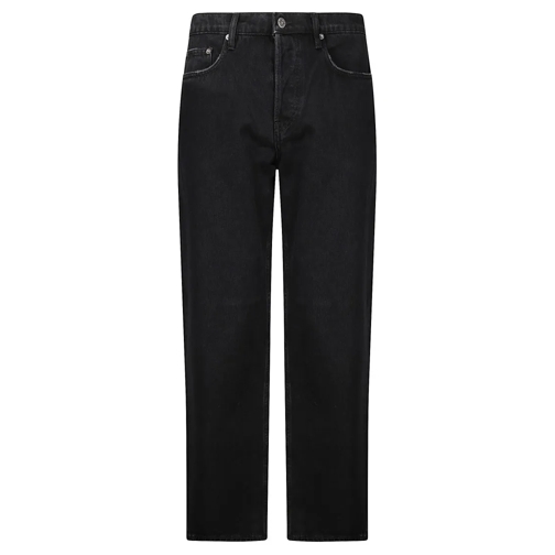 Golden Goose Jeans High-Waisted Loose-Fit Jeans Black