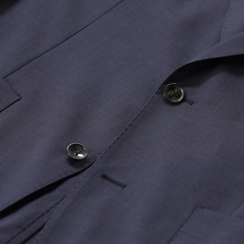 windsor. Anzugjacke Regular-Fit Sakko aus Schurwolle blau(Image 6)