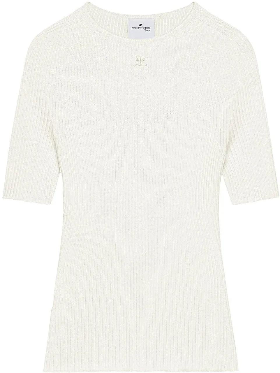 Thumbnail - Courrèges - Sweaters Heritage White - Größe L - weiß