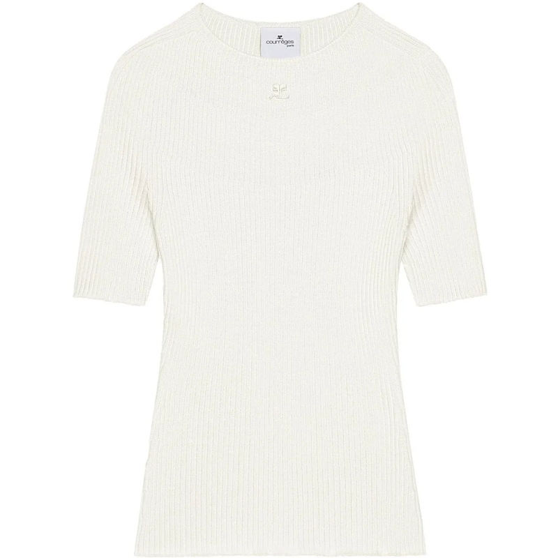 Courrèges  Sweaters Heritage White weiß