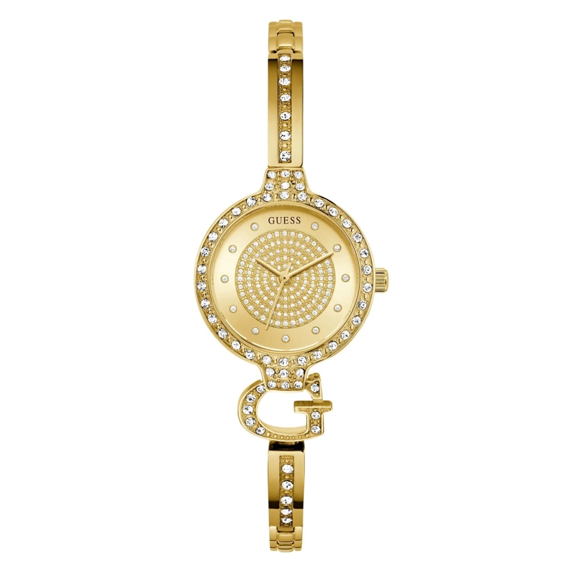 Guess Quarzuhr Quarz-Analoguhr Giselle gold