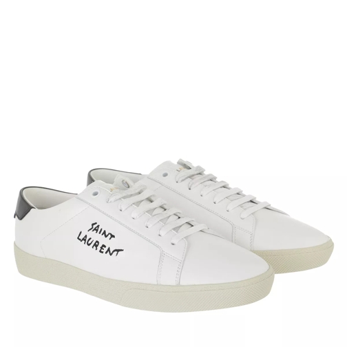 Saint Laurent Court Low Sneakers White/Black Low-Top Sneaker