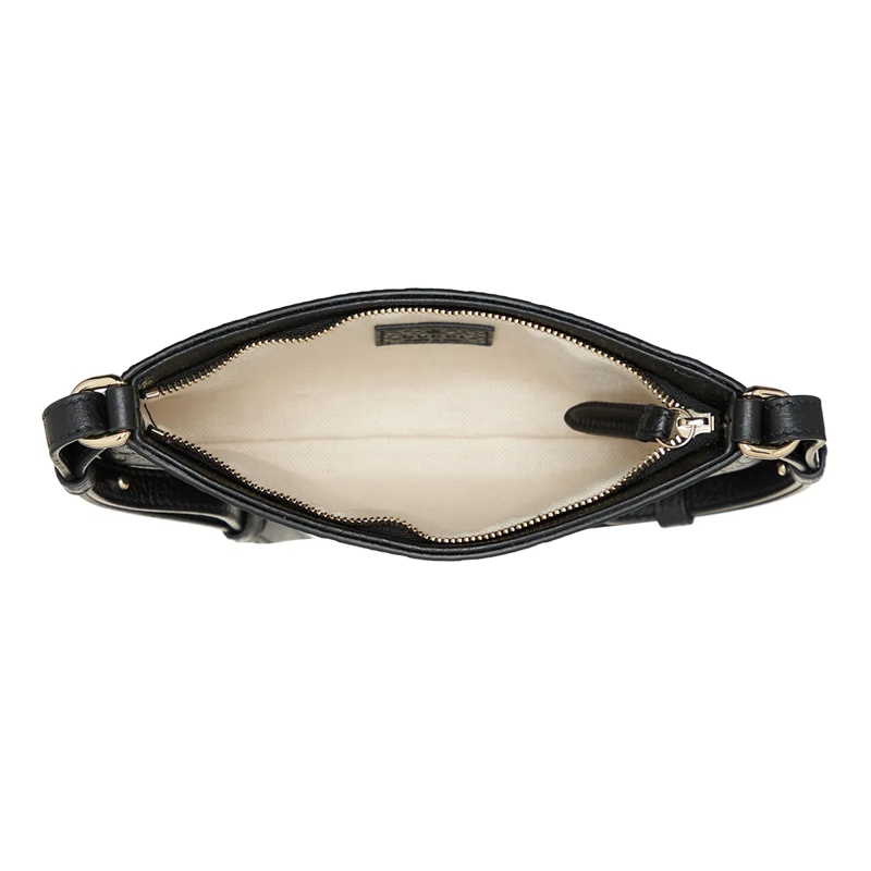 Gucci Crossbody Bag GG Emblem Shoulder Bag Black(Image 6)