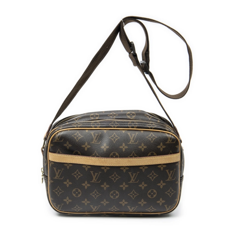 Louis Vuitton Crossbody Bag Reporter PM braun