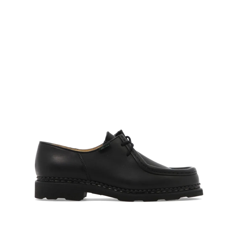 Paraboot Ballerines "Michael Griff" Lace-Up Loafers Black