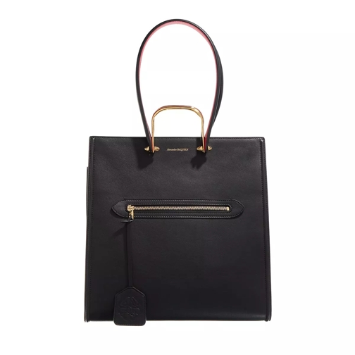 Alexander McQueen The Tall Story Tote Bag Black/Red Tote