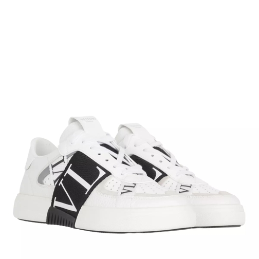 Valentino Garavani VLTN Low Top Sneakers Calf Leather White Black Low-Top Sneaker