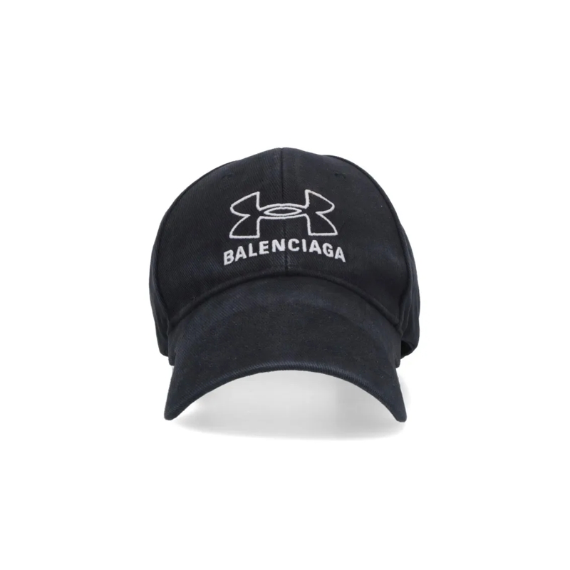 Balenciaga Hoed Logo Baseball Cap – Black Black