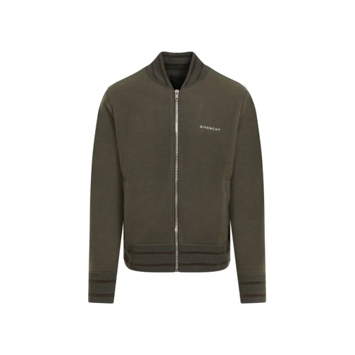 Givenchy Knitted Varsity Jacket Green 