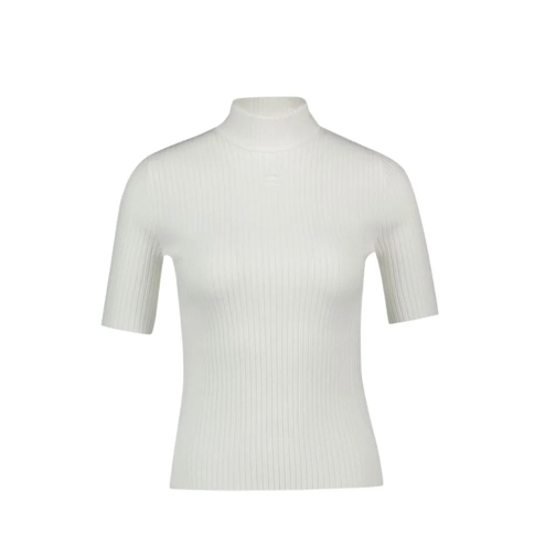 Courrèges Reedition Jumper T-Shirt - Cotton - White White T-Shirts