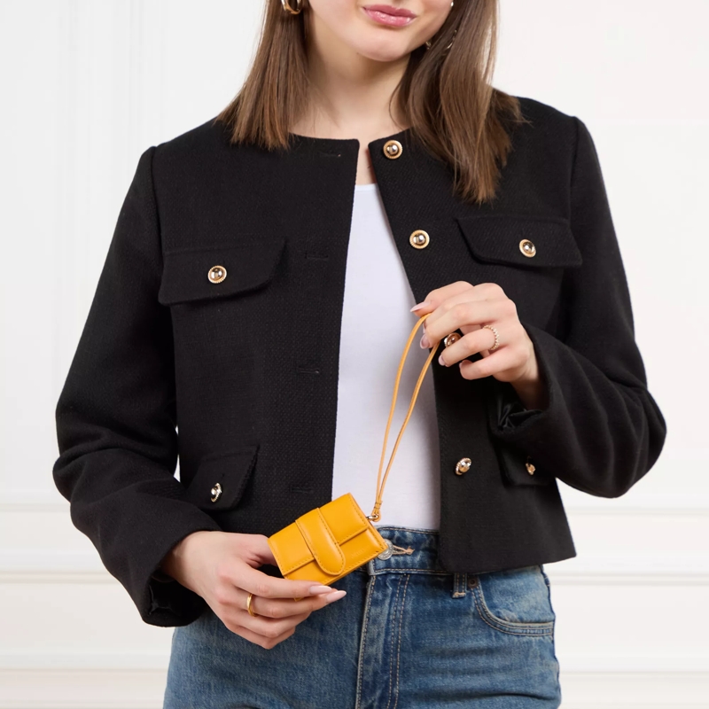 Jacquemus Portemonnaie mit Überschlag Le Porte Bambino Dark Orange(Image 2)