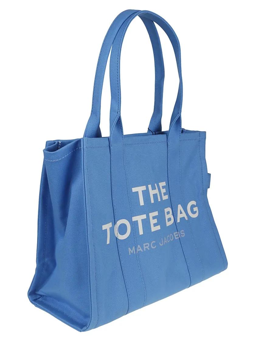 Marc Jacobs Shoppers & Totes Spacious Cotton Canvas Tote With Adjustable Strap in blauw