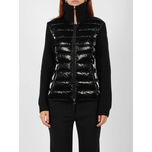 Moncler Übergangsjacke Tricot Down Jacket Cardigan Black