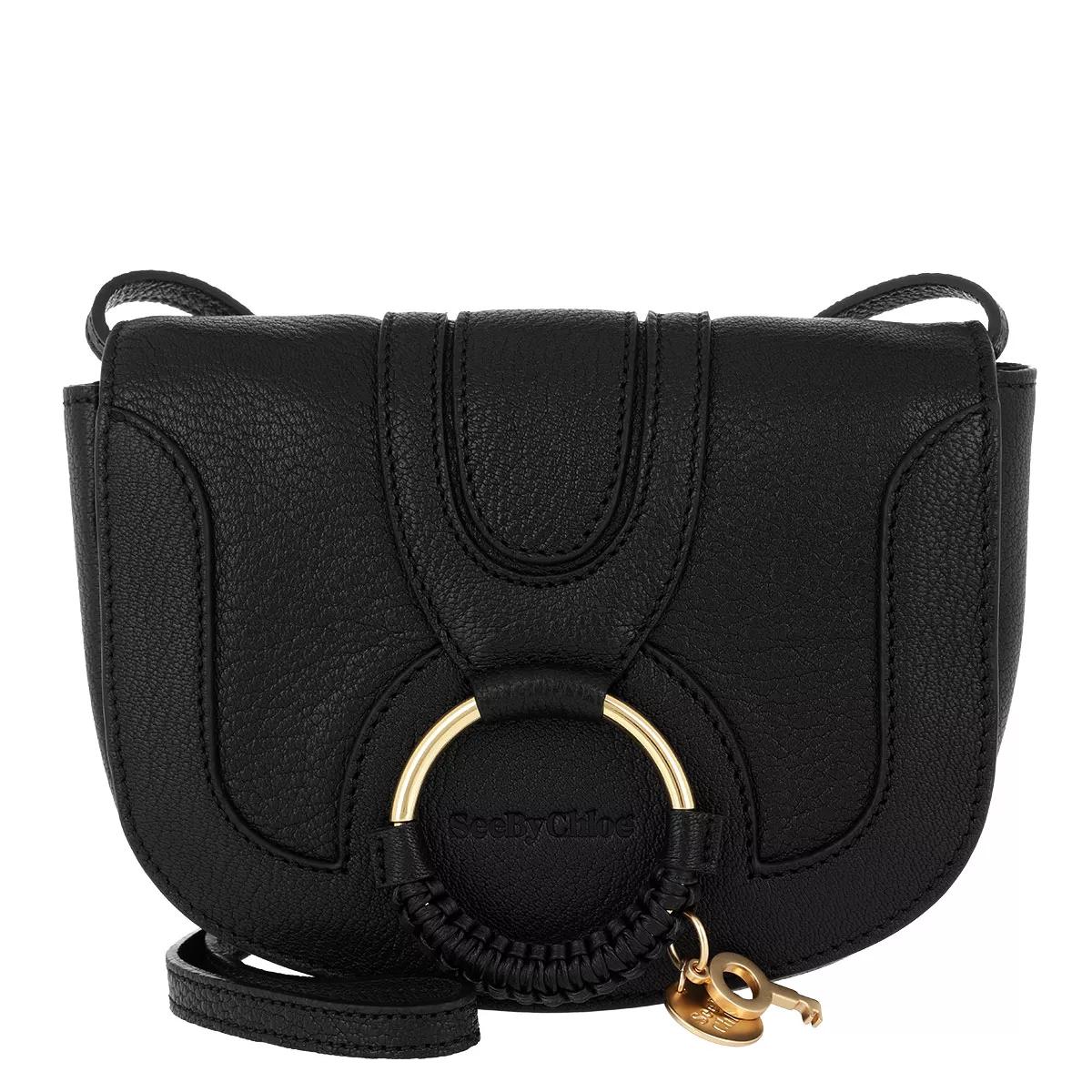 See by Chloé Black Essential Phone Holder Shoulder Bag