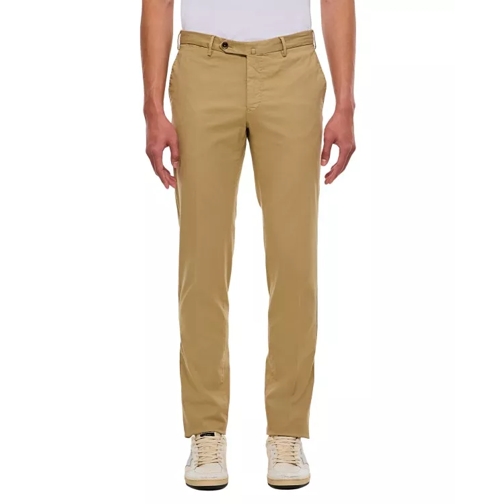 Pt01 Slim Trousers Brown 