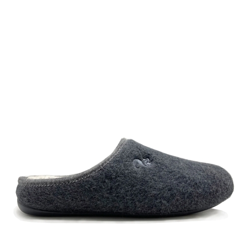 thies Hausschuh thies 1856 ® Organic Slipper vegan dark grey (W/X) mehrfarbig