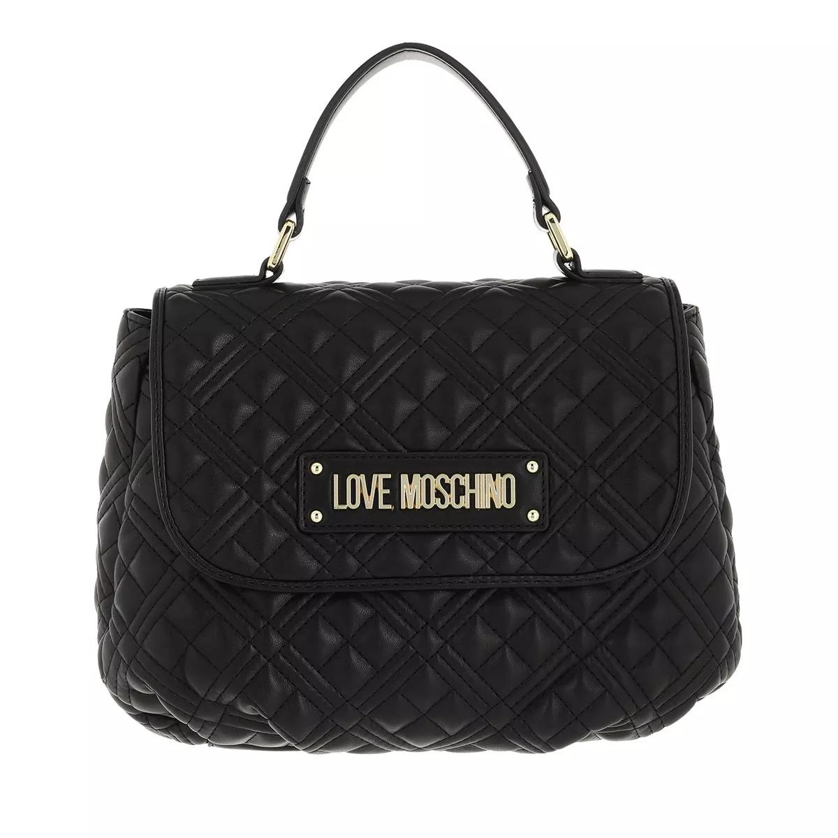 Love Moschino Satchel Bag - Borsa Quilted Pu - Gr. unisize - in Schwarz - für Damen