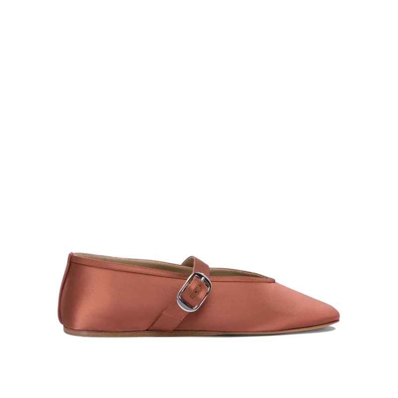 Le Monde Beryl Balletschoenen Silk And Leather Ballerinas Brown