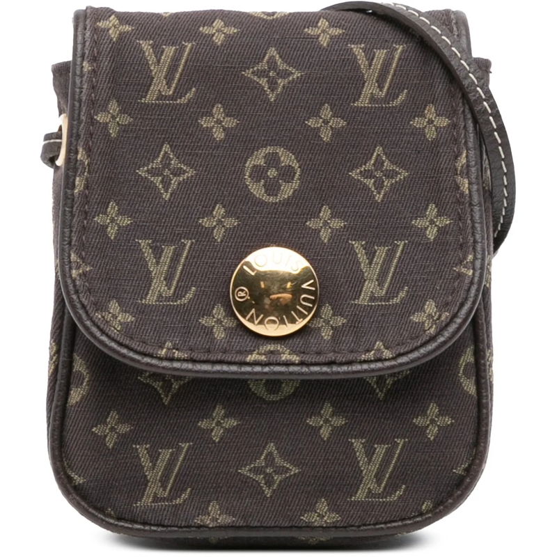 Louis Vuitton Schultertasche Monogram Mini Lin Pochette Cancun braun