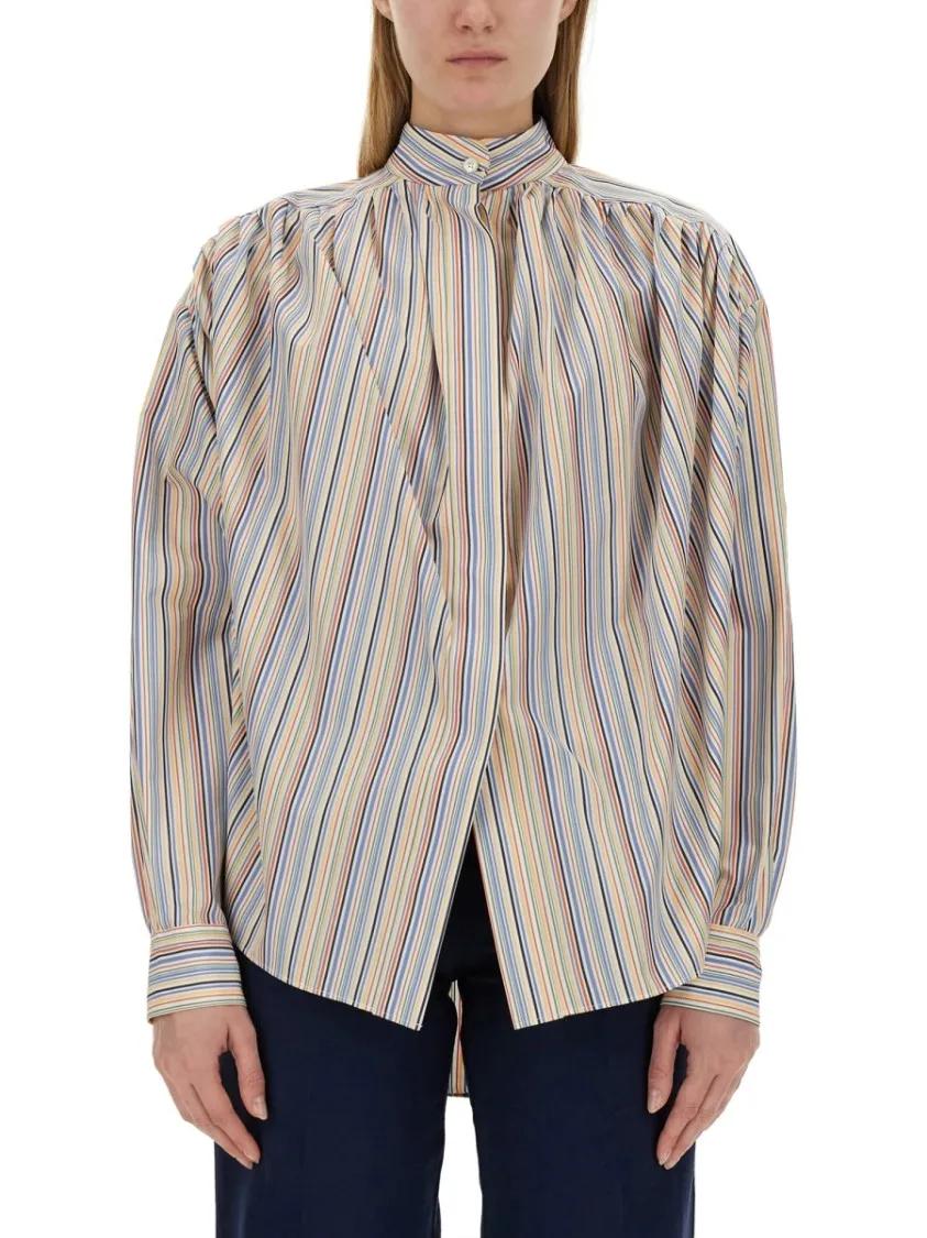 Thumbnail - Etro - Stripe-Pattern Blouse - Größe 40 - bunt