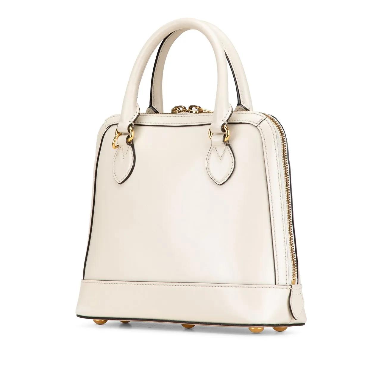 Thumbnail - Gucci Hobo Bags - Small Leather Horsebit 1955 Satchel - Gr. unisize - in Weiß - für Damen