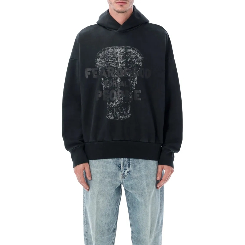 FEAR OF GOD  Le Panteres Black Hoodie Black