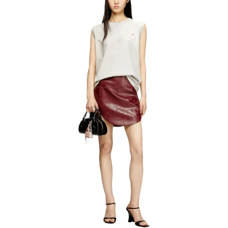Diesel Minijupe Skirts Bordeaux braun(Image 3)