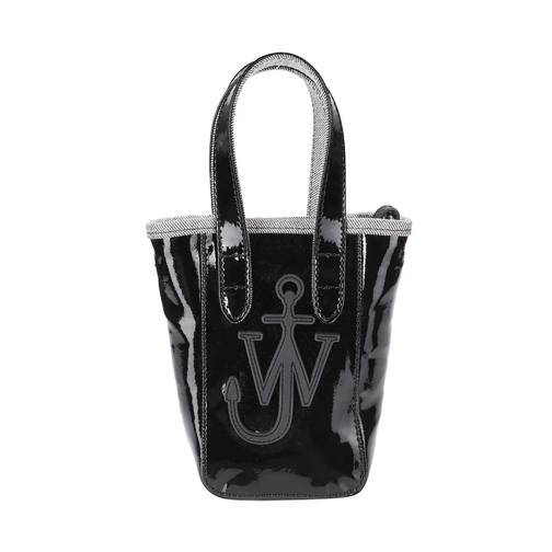 J.W.Anderson Fourre-tout Mini Bag With Leather Shoulder Strap Black