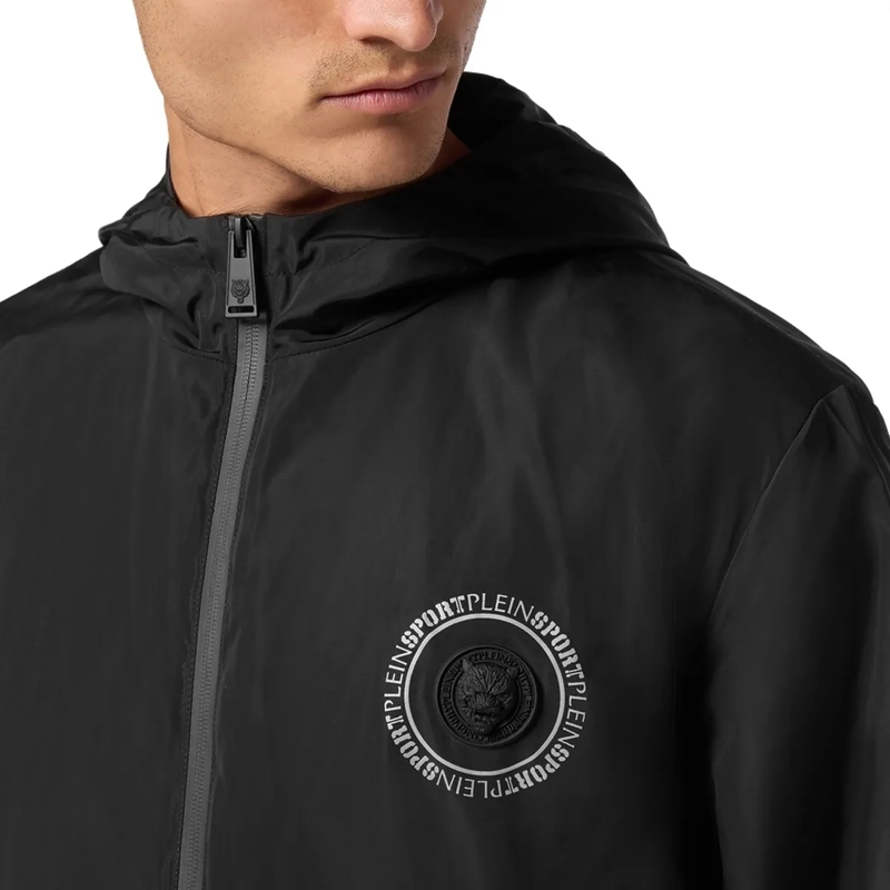 Plein Sport Daunenjacke Windbreaker Carbon Tiger schwarz(Image 4)