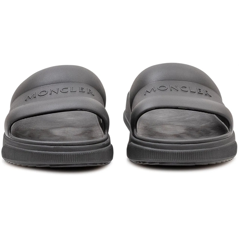Moncler Hausschuhe Sandali Slide con Fascia dunkelgrau(Image 2)