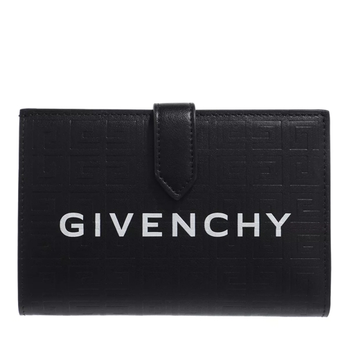 Givenchy G-Essentials Wallet Leather Black Portafoglio a due tasche