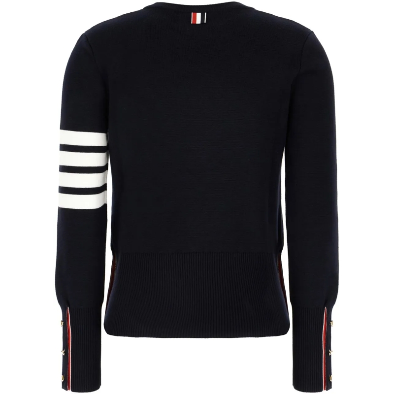 Thom Browne  Thom Browne Midnight blue wool sweater blau(Image 2)