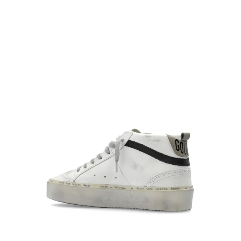 Golden Goose High-Top-Sneaker Mid Star High-Top Leather Sneakers White(Image 8)