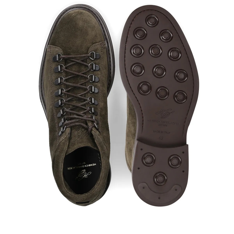 Heinrich Dinkelacker Schnürstiefel Hiking Boots Florenz Plain V dunkel-grün(Image 4)